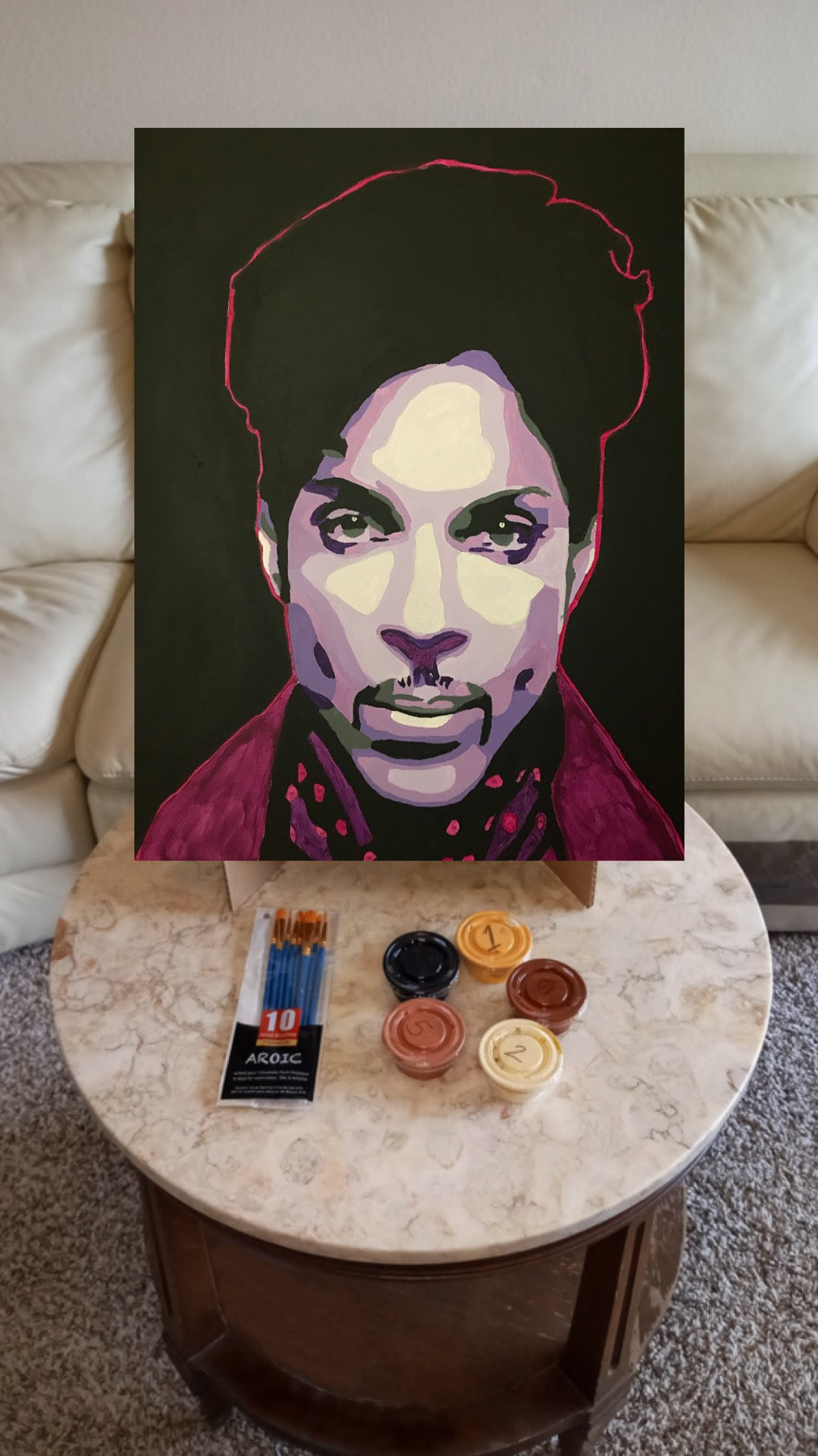 Purple Rain  Prince Paint by Numbers Kit