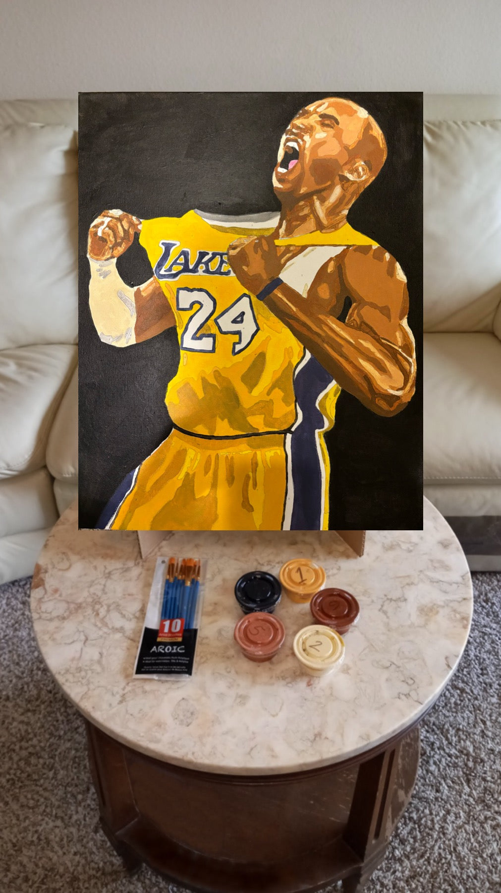Kobe Bryant 2 Paint by Numbers Kit