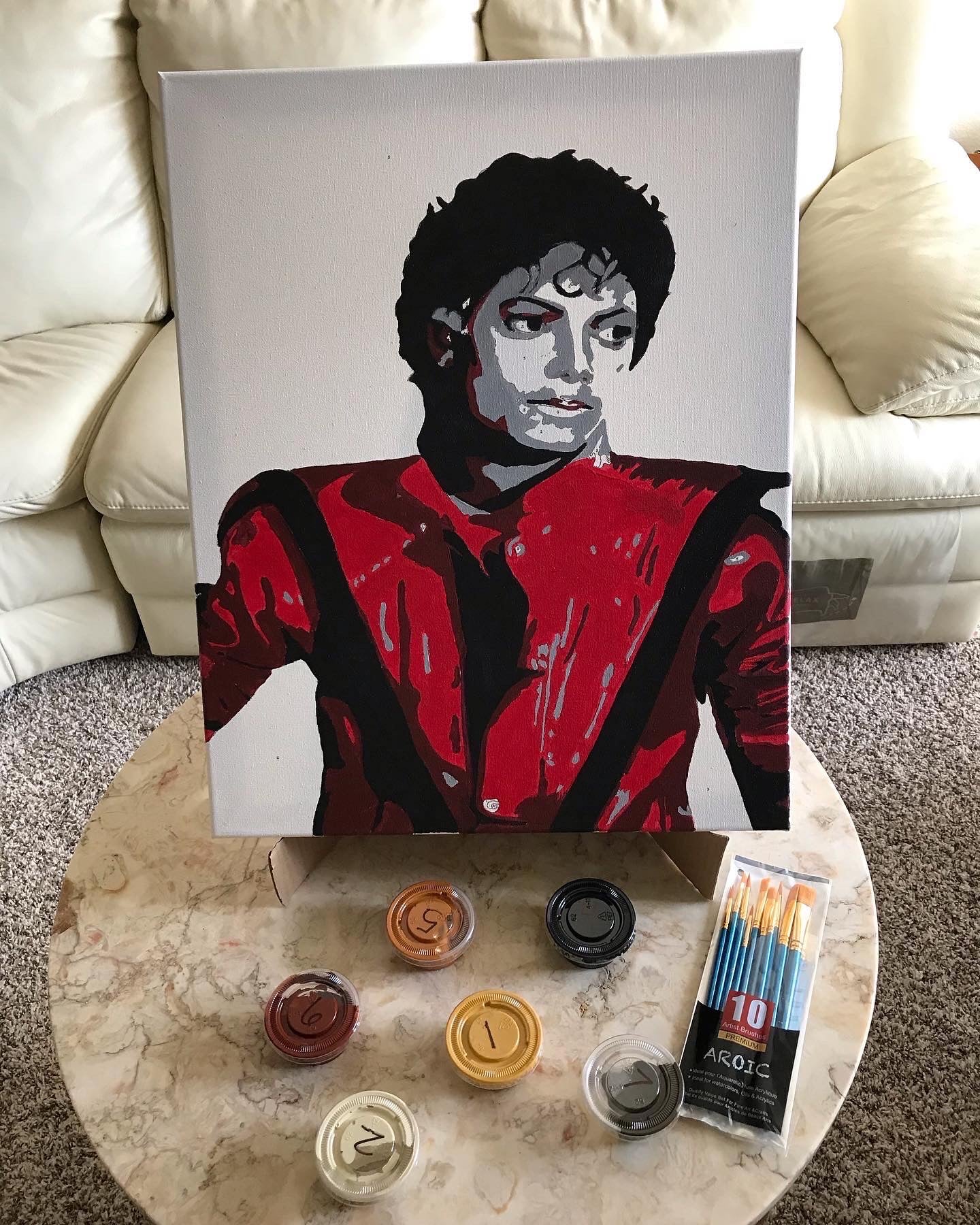 Michael Jackson Paint by Numbers Kit