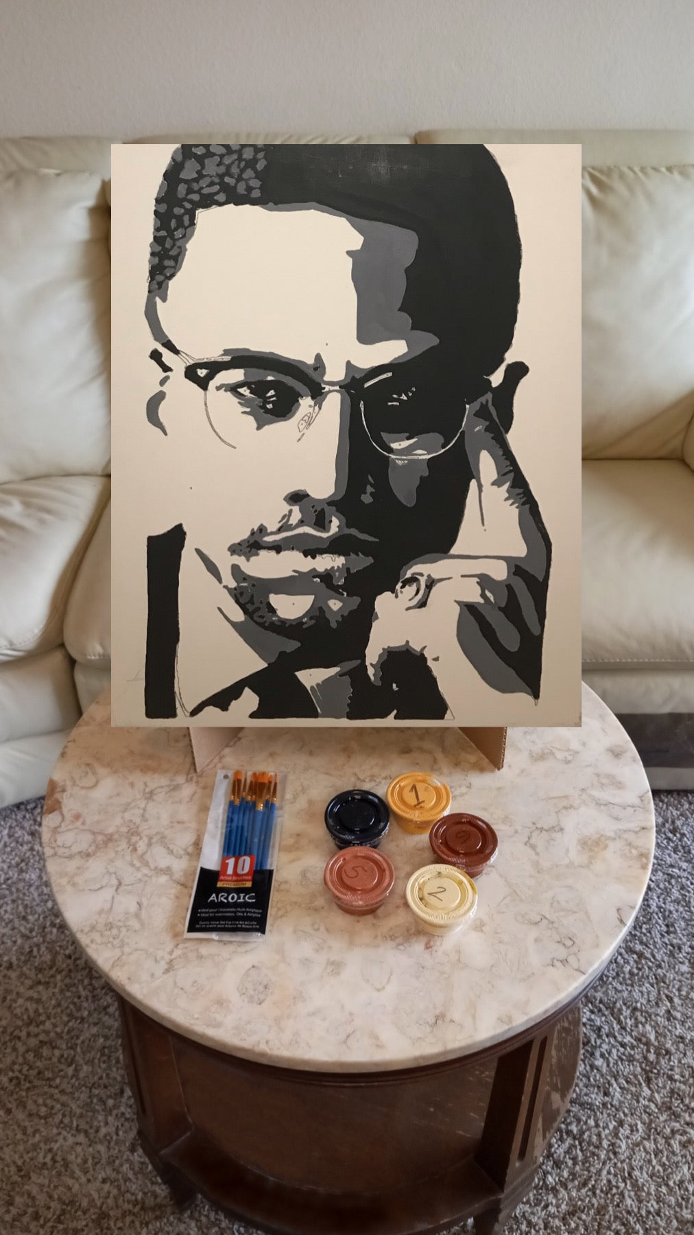 Malcolm X 1 Paint by Numbers Kit
