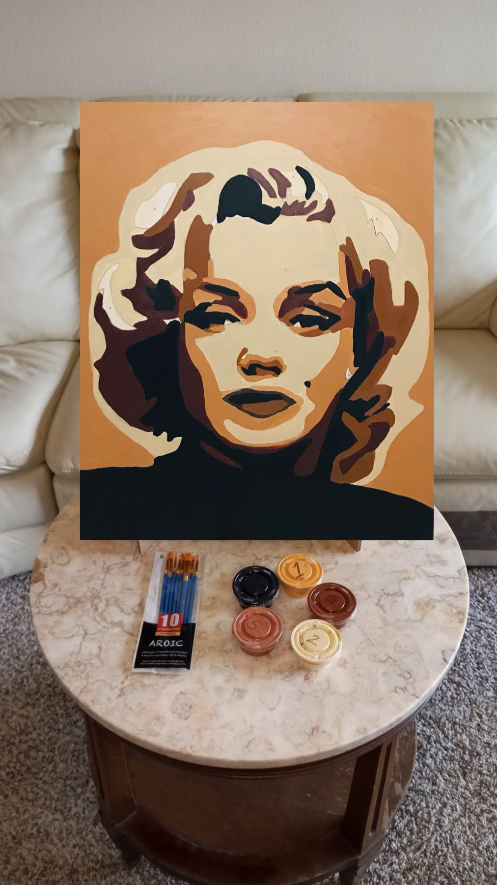Marilyn Monroe Paint by Numbers Kit
