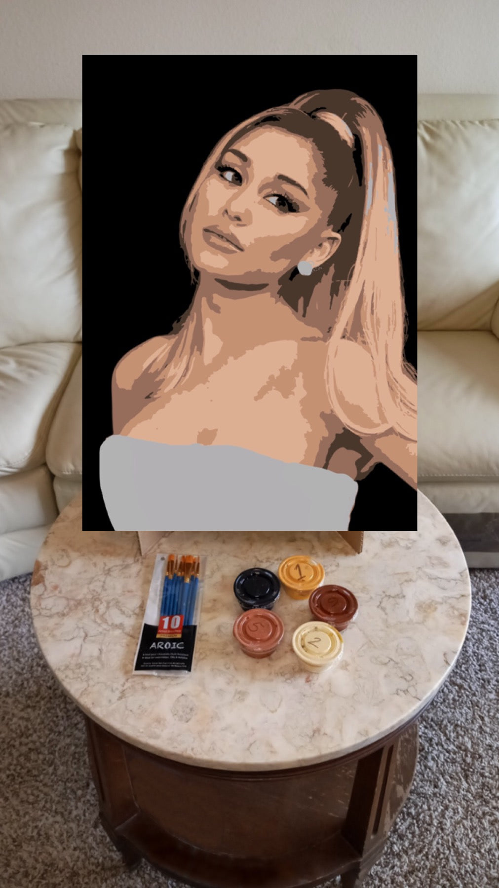Ariana Grande Paint by Numbers Kit