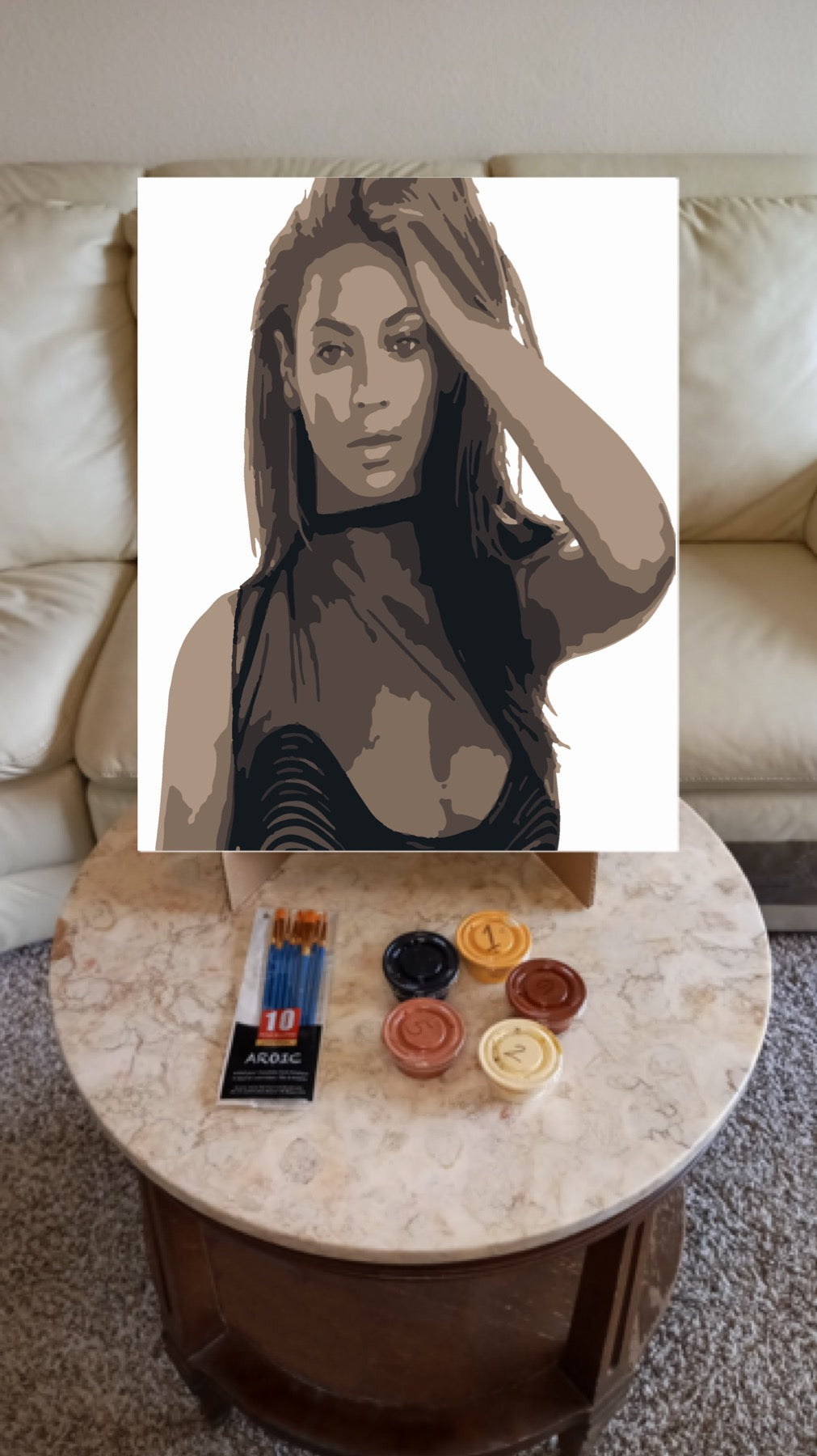 Beyoncé Paint by Numbers Kit