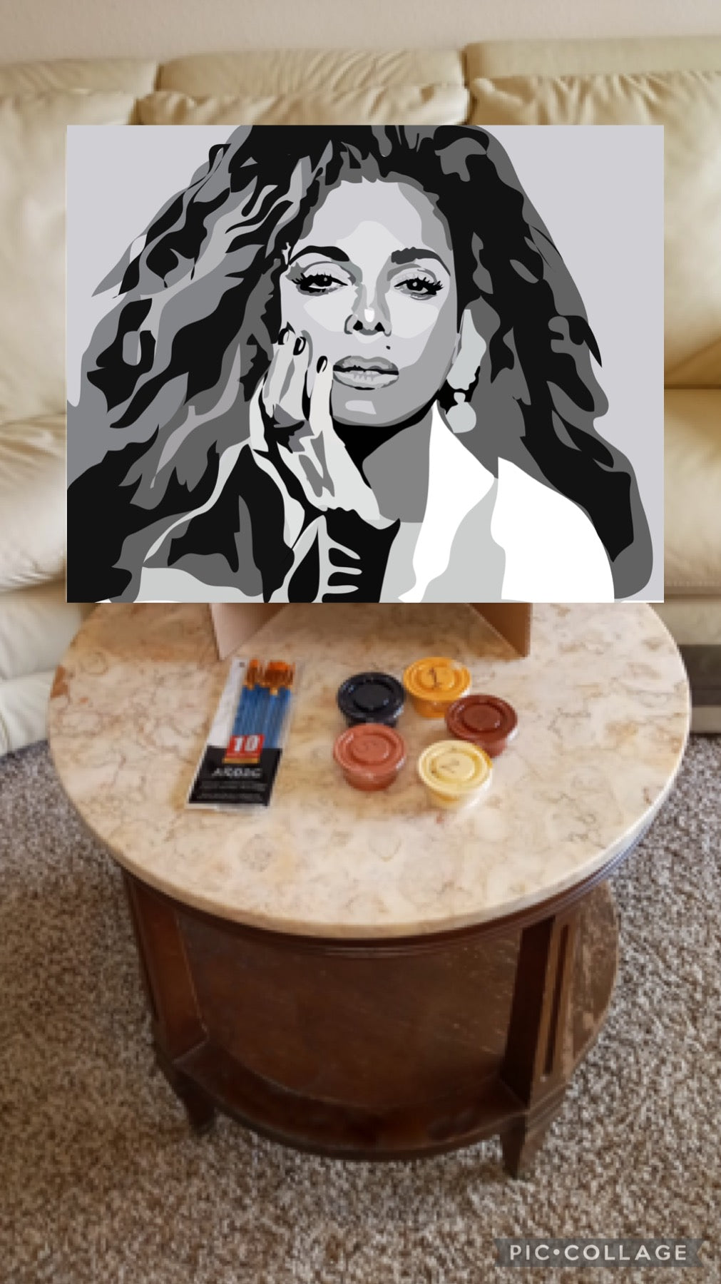 Janet Jackson 2 Paint by numbers kit