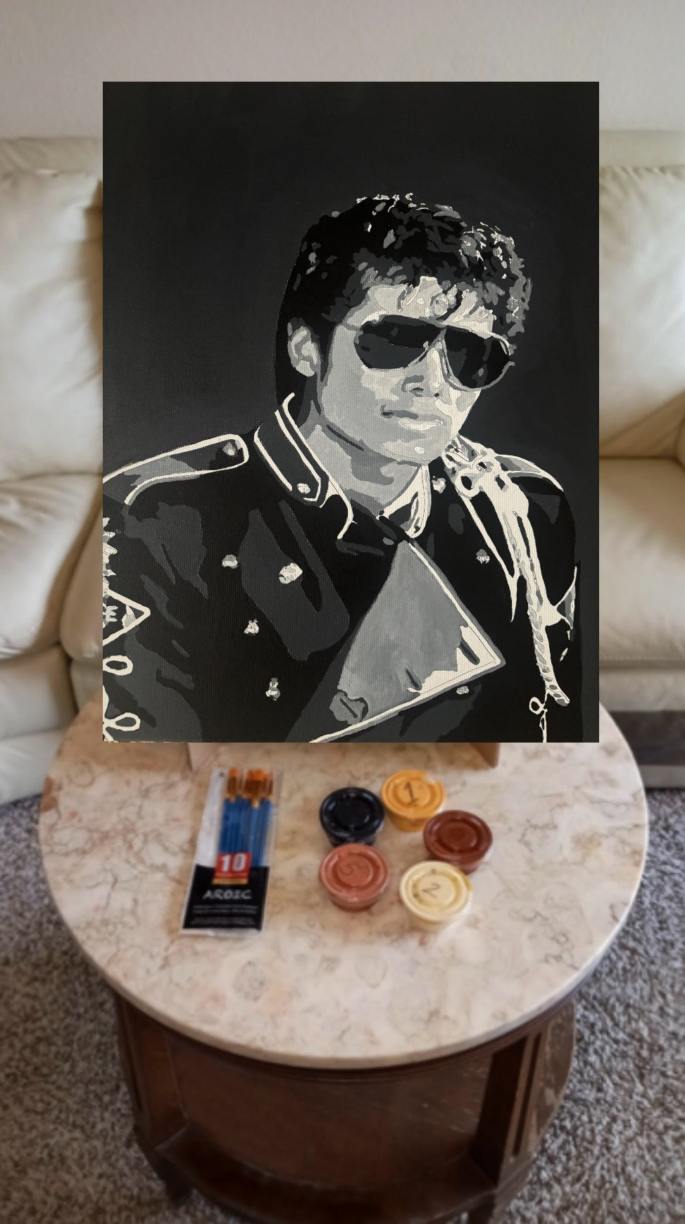 Michael Jackson 20 paint by numbers kit
